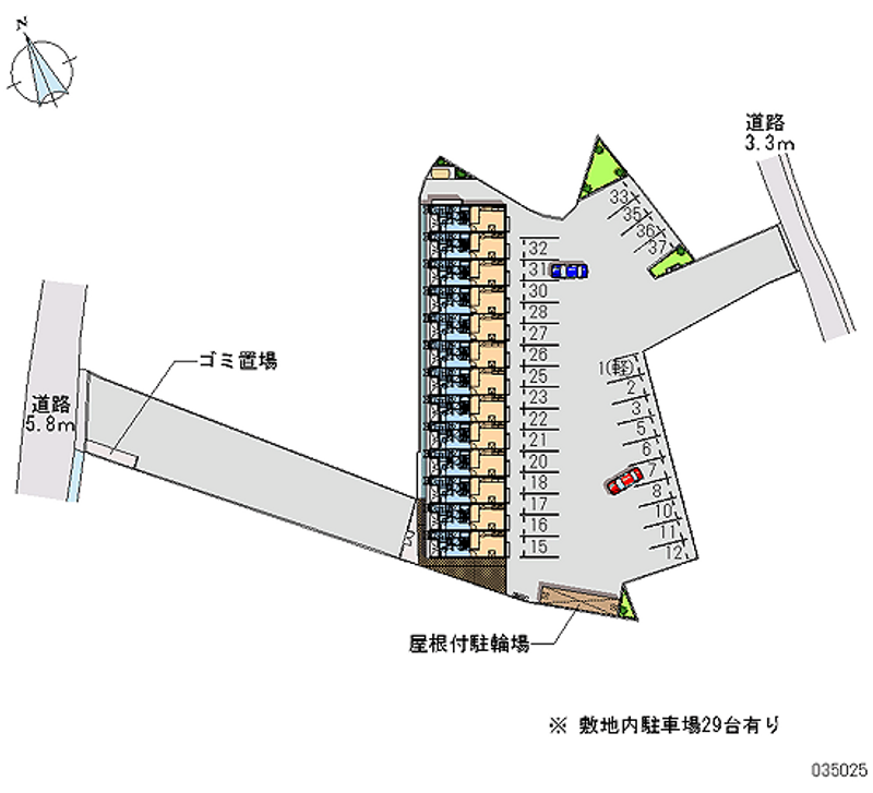 35025月租停车场