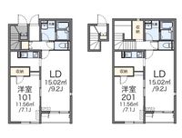 レオネクストオリーブ 間取り図