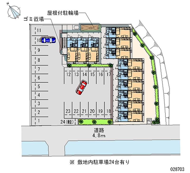 28703 Monthly parking lot