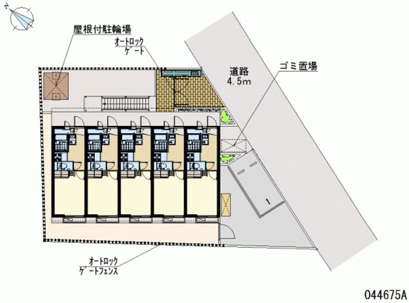 レオパレスモモナ 月極駐車場