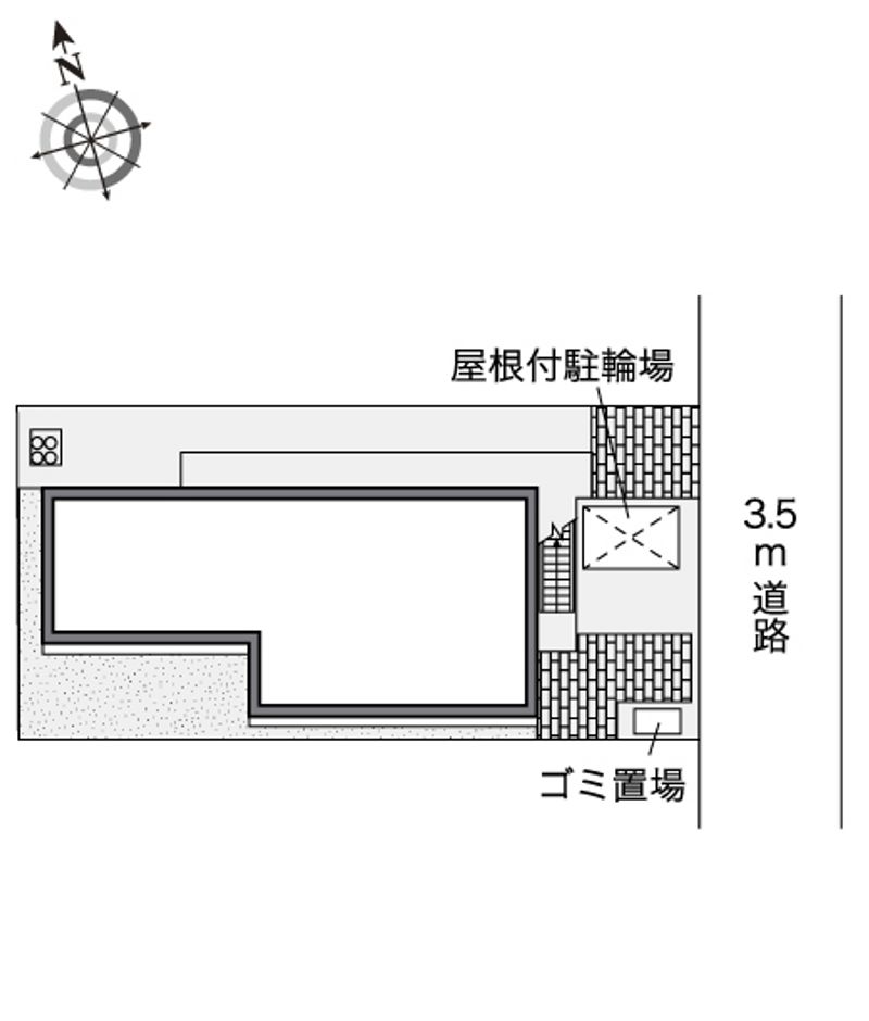 レオパレスコーポＯＨＴＡＫＩ 配置図