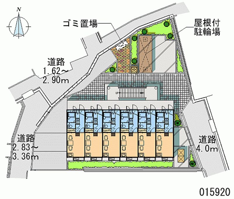 レオパレスシャローム氷室 区画図