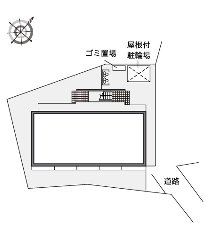 レオパレス羽崎 配置図