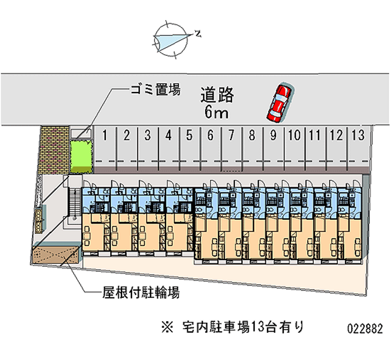 22882 Monthly parking lot