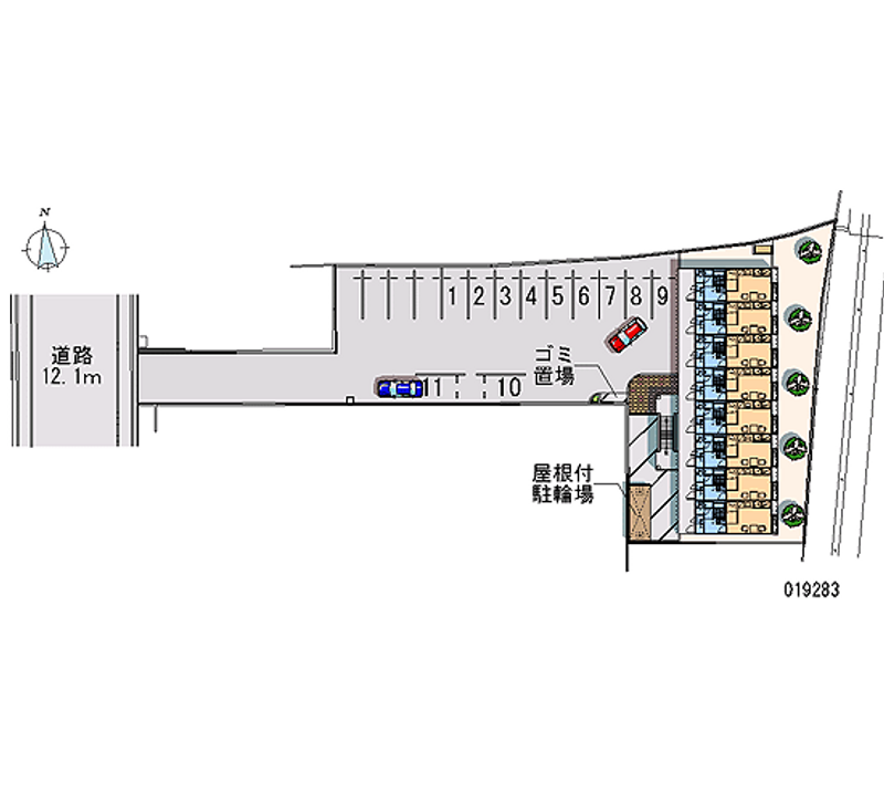 19283 bãi đậu xe hàng tháng