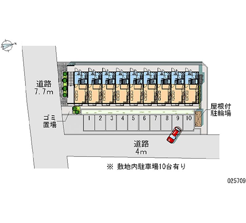 レオパレスメゾンＴＨＫ 月極駐車場