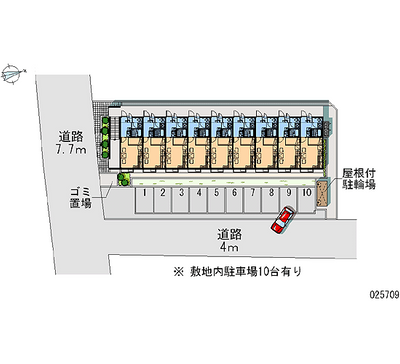 25709 Monthly parking lot