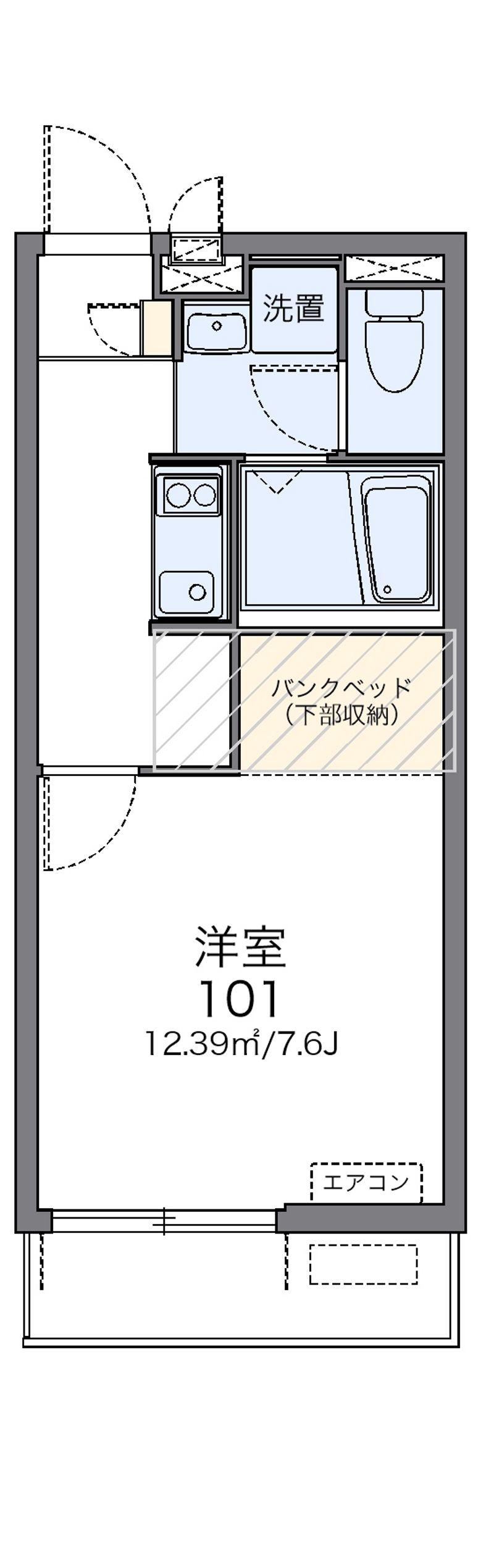 レオネクスト黒田 間取図