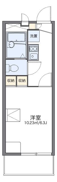 レオパレスツインスターコートⅡ 間取り図