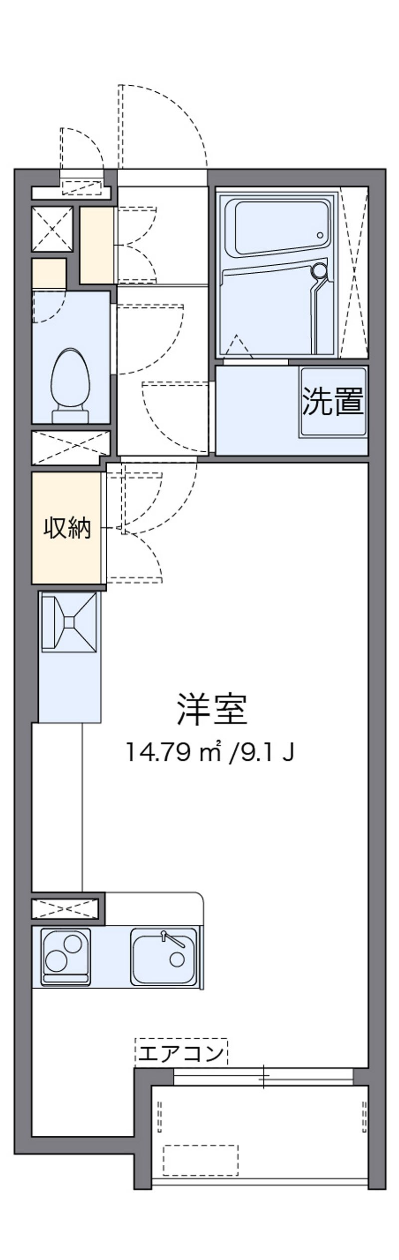 ミランダ山根Ⅳ 間取図