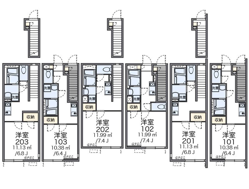 クレイノ林試の森 間取り