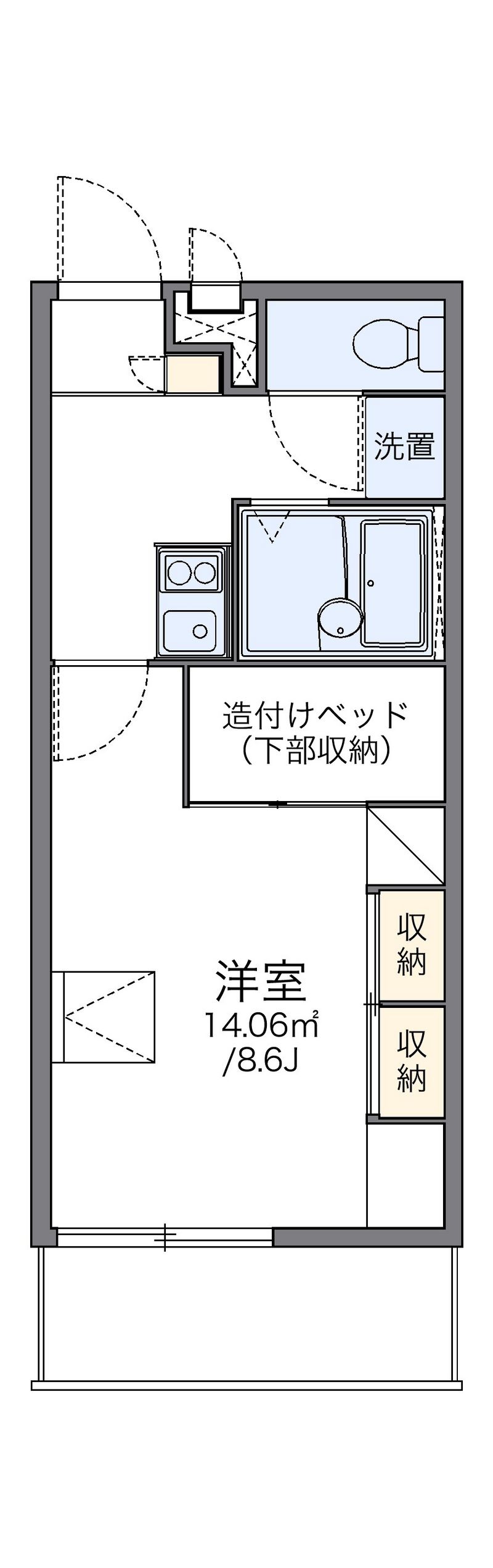 レオパレスＴｈｅＯ 間取図