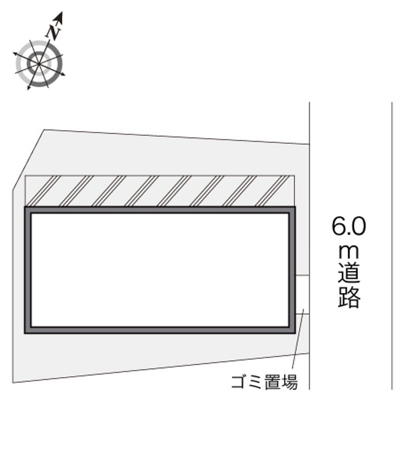 レオパレス愛和Ⅱ 配置図