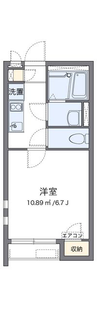 クレイノウィル春日出 間取り図