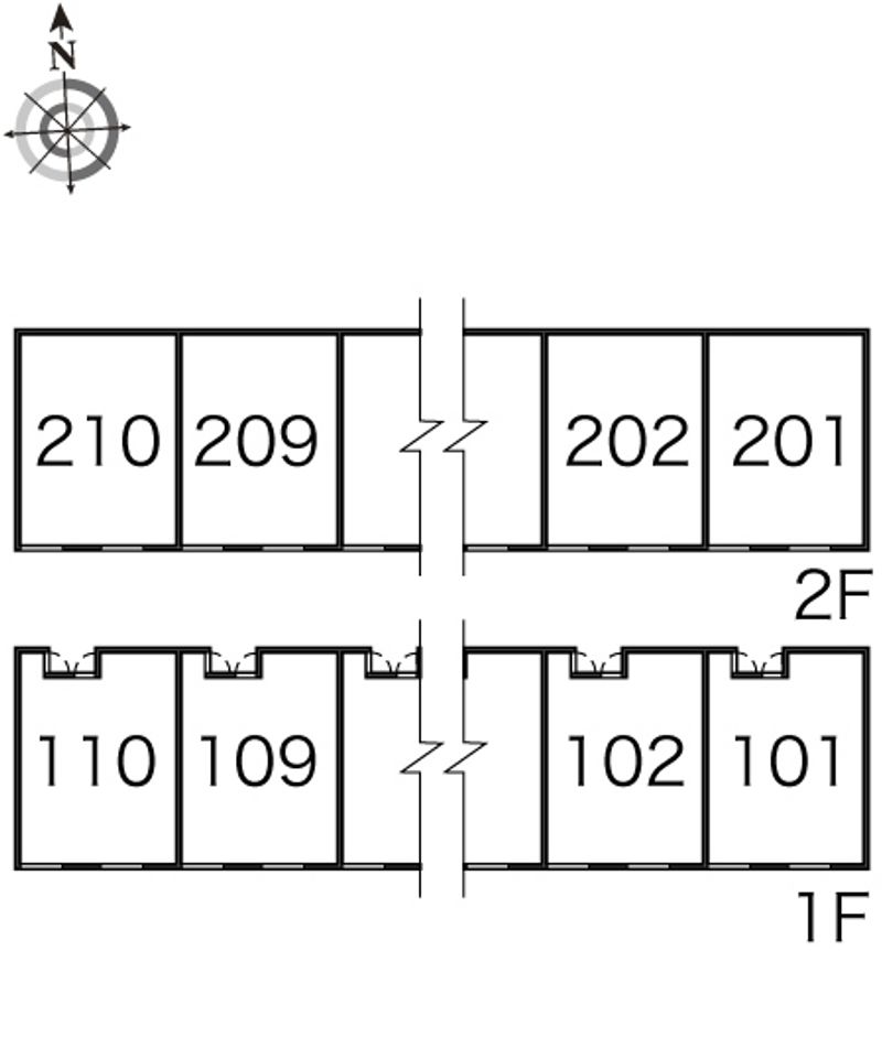 レオネクストエスペランサ 間取り配置図