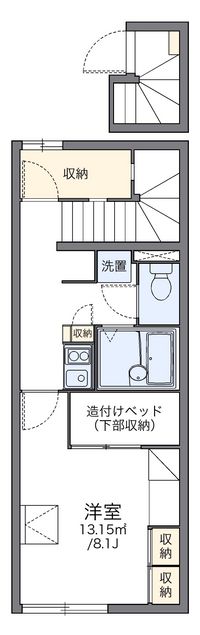 レオパレスウィンクルＢ 間取り図