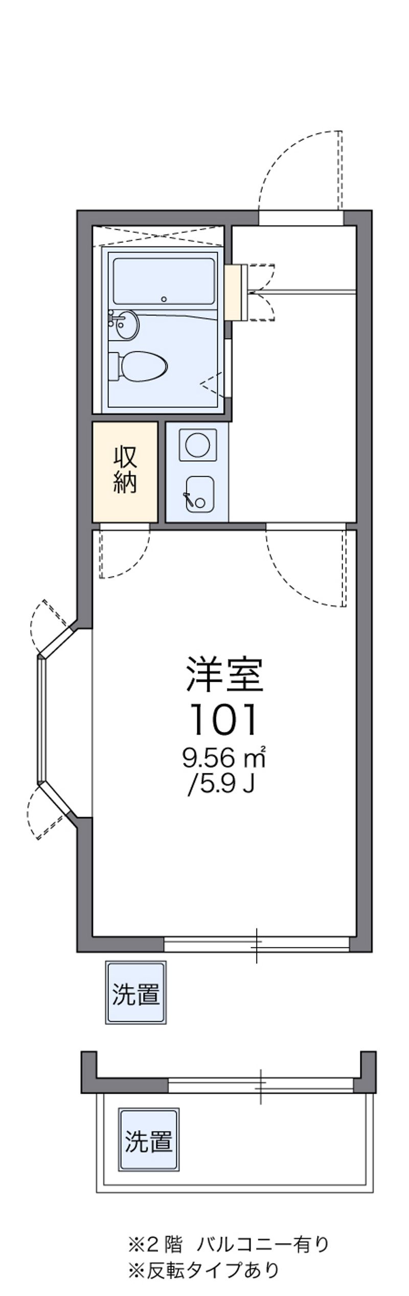 leopalace Kawaguchi Dai52 户型图