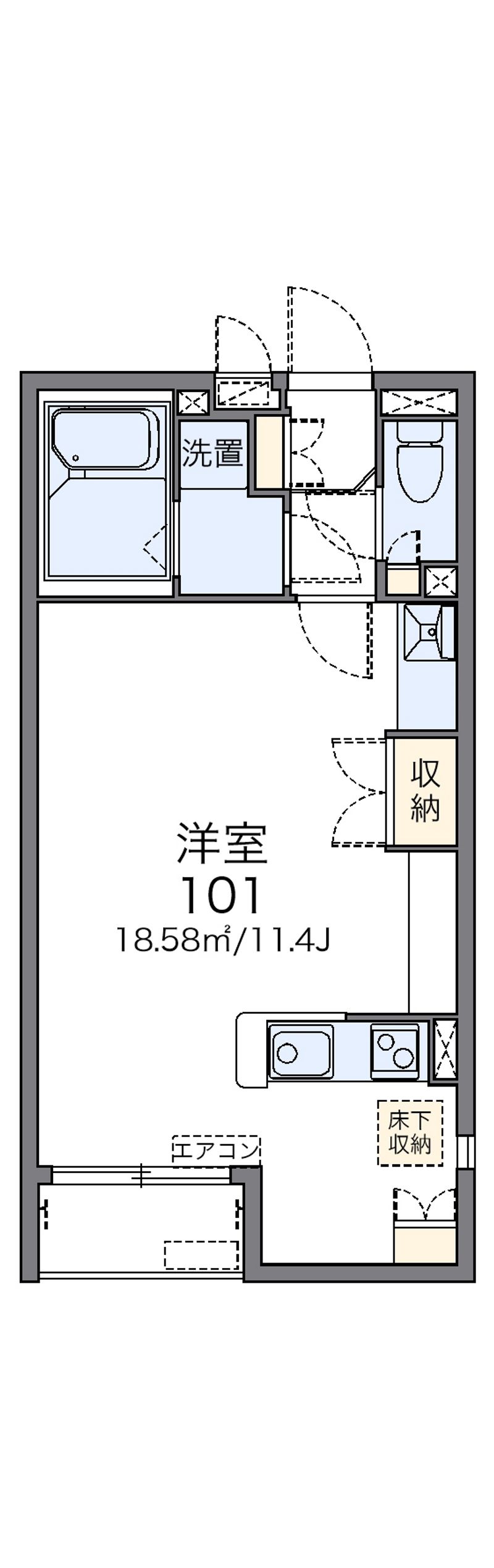 レオネクストたちばな 間取図