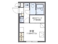 レオパレスサンモール 間取り図