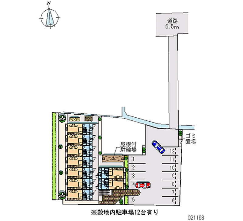 レオパレスサンハイム今 月極駐車場