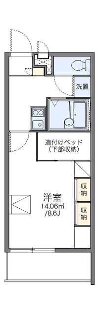 leopalace Naganumahara 格局图