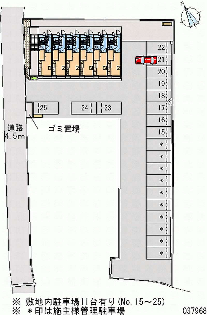 レオパレス瀬高Ｃ 月極駐車場