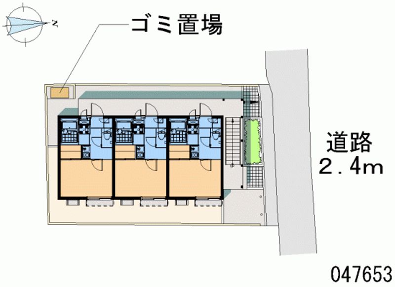 レオパレスＳＵＺＵＥ 区画図
