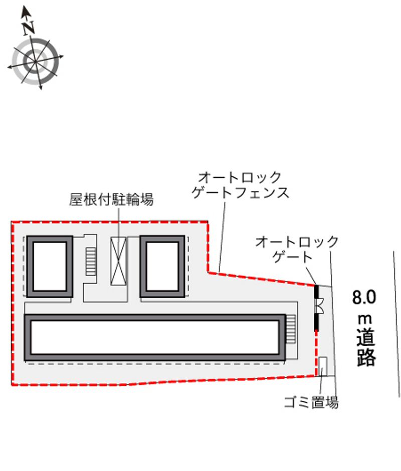 レオパレスアフロディーテ 配置図