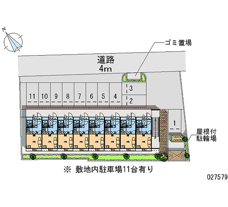 27579 bãi đậu xe hàng tháng