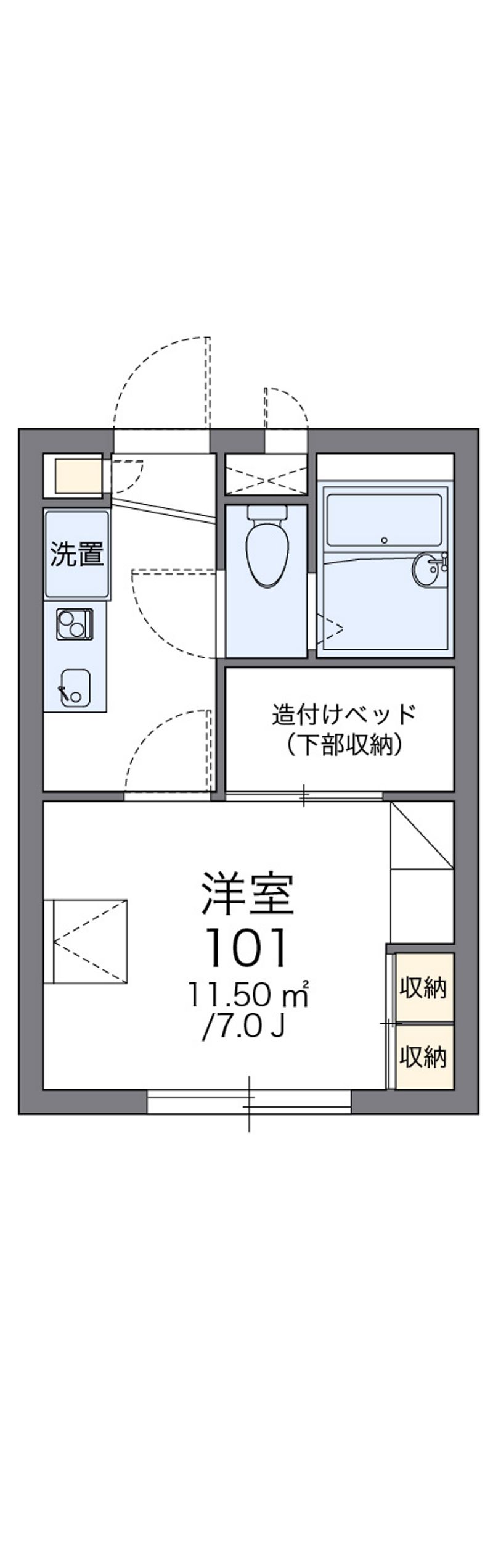 レオパレスＧＲＡＮＤ　ＰＬＡＩＳＩＲ　Ⅱ 間取図