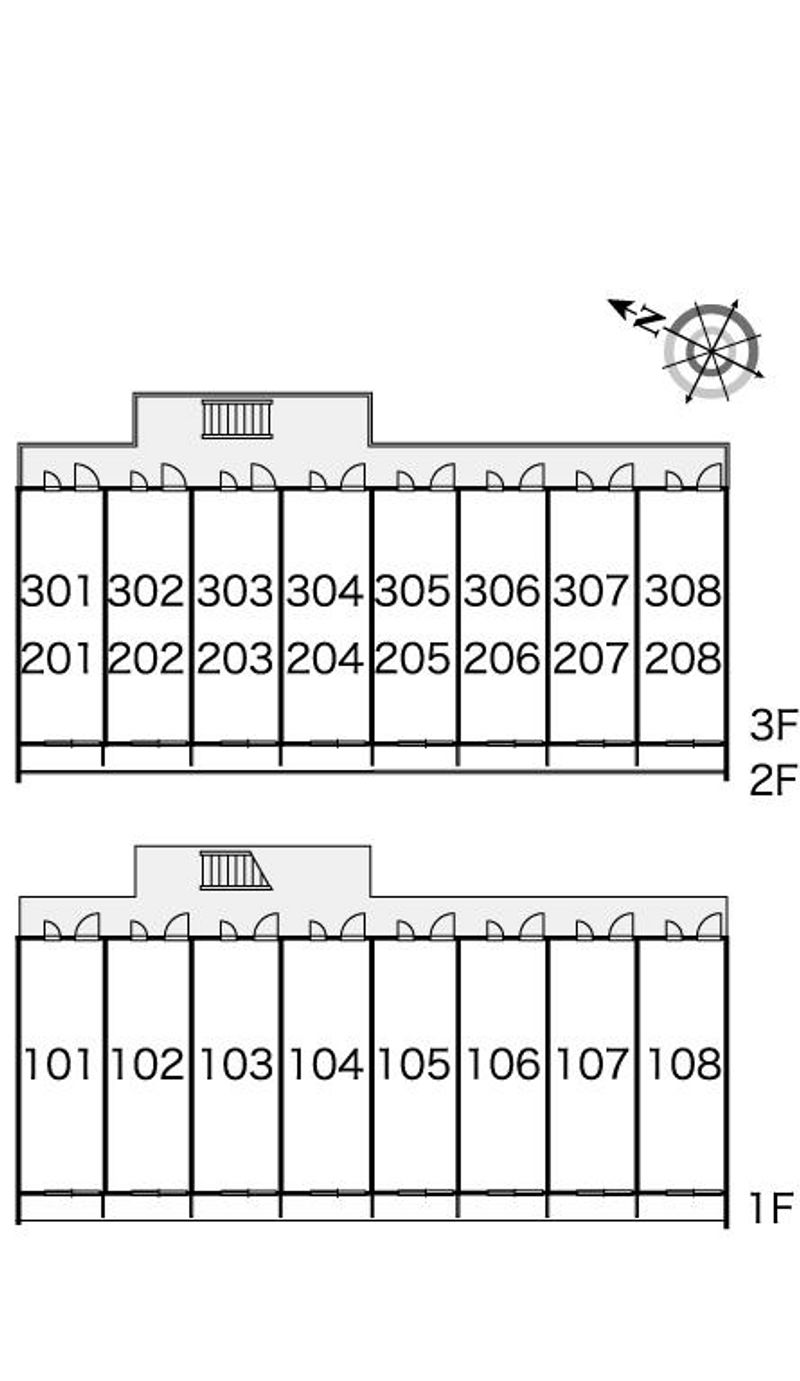 レオパレスメゾンＯＤＫ 間取配置図