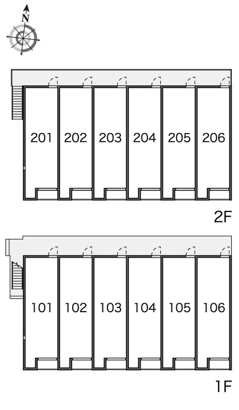 レオネクストサンヴィラージュ 間取配置図