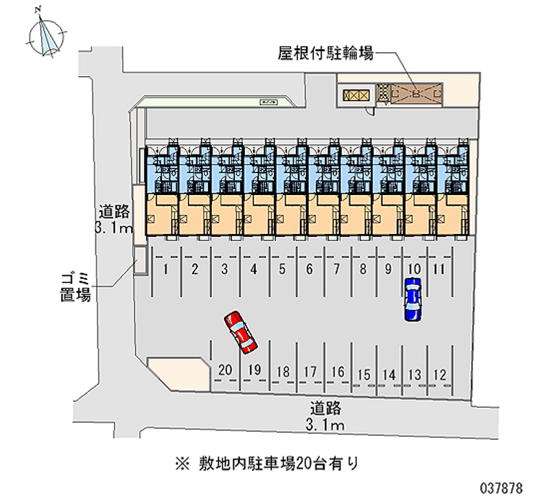 レオパレスＨＡＮＡ 月極駐車場