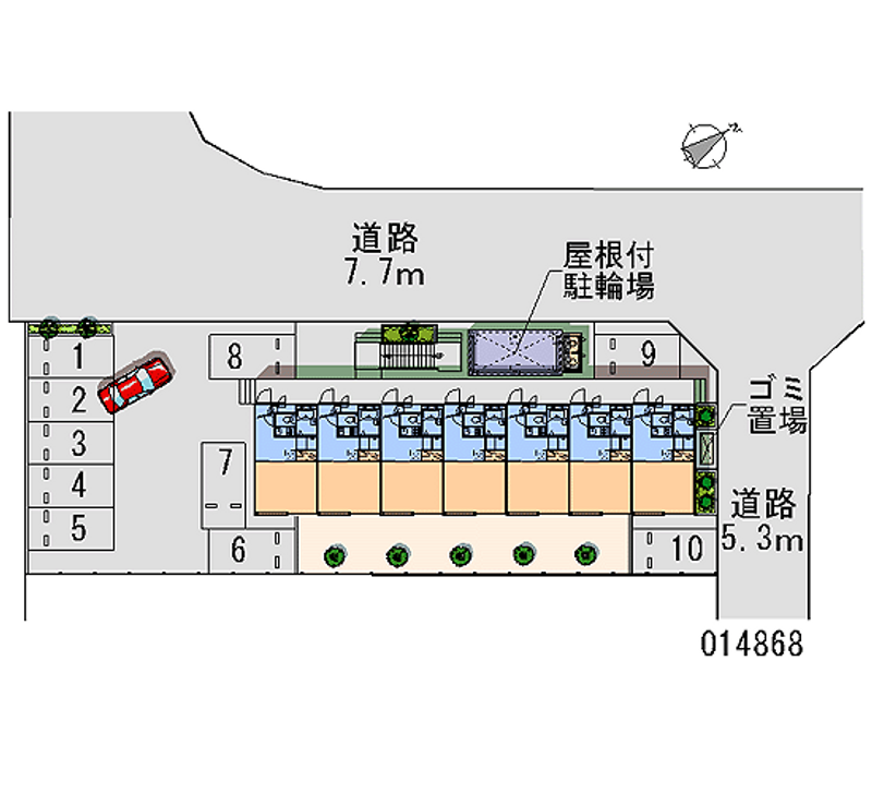 レオパレスＡＣＴＩＶＥⅠ 月極駐車場