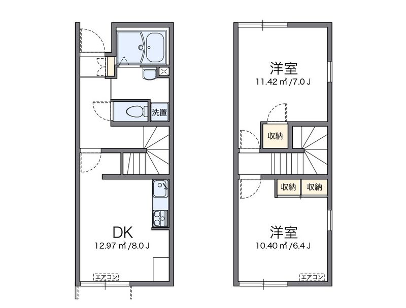 レオパレスポラリス 間取図