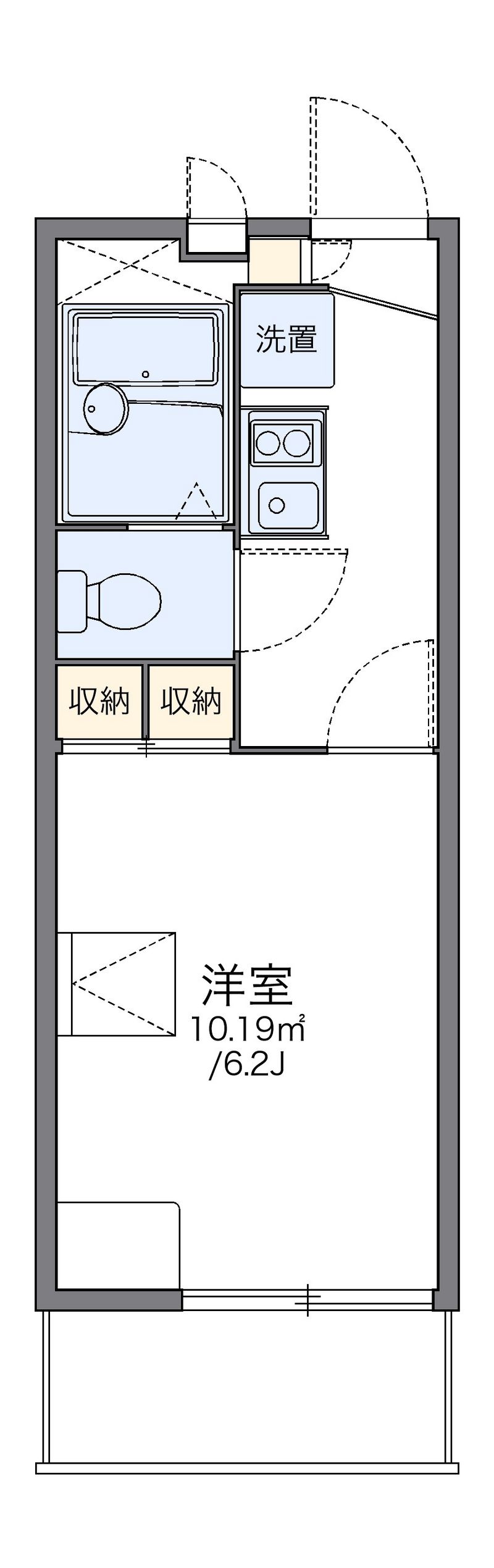 レオパレスセンタービレッジⅠ 間取図