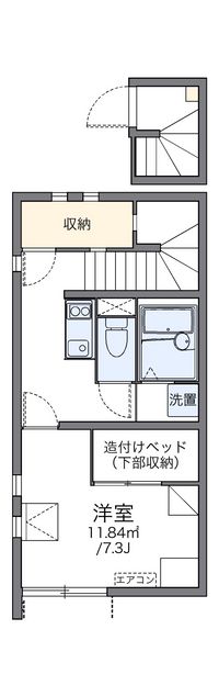 レオネクストＫＵＲＩＣＯ 間取り図