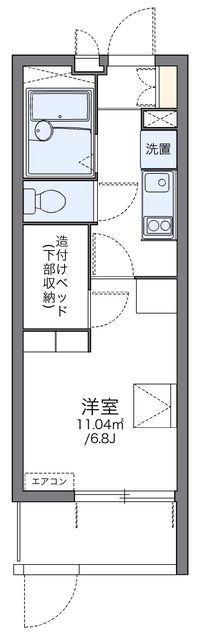 レオパレス紫野 間取り図