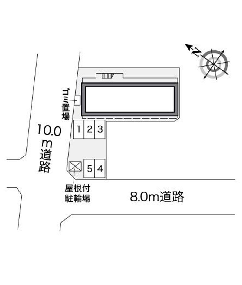 レオパレスローズ 配置図