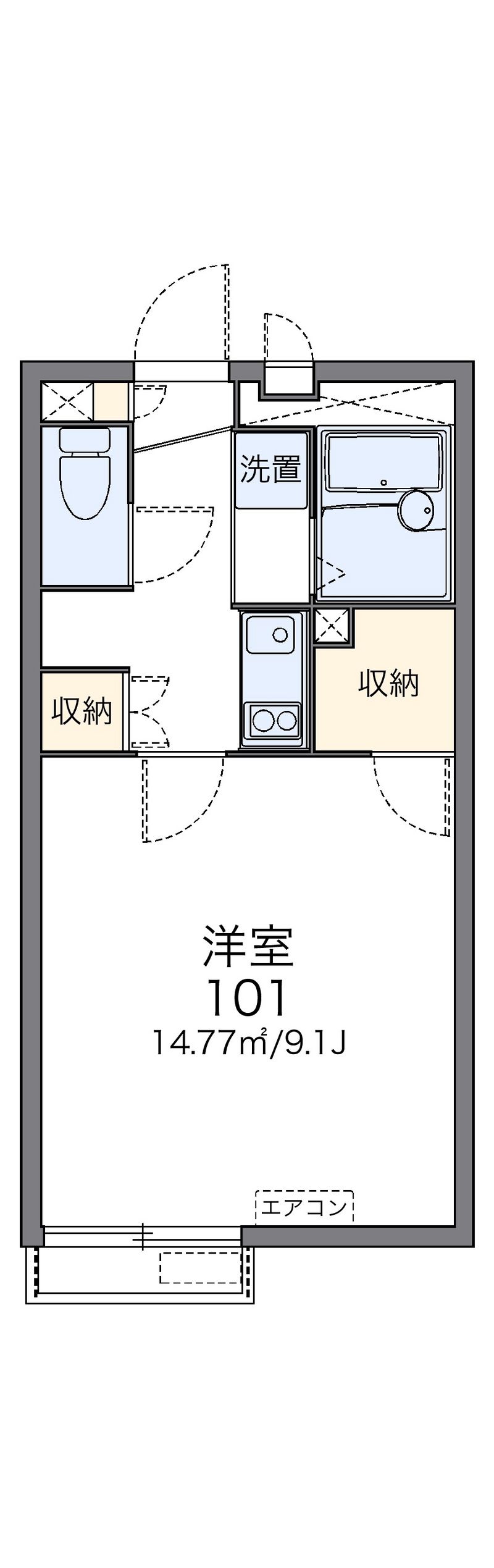 レオネクストサンセール 間取図