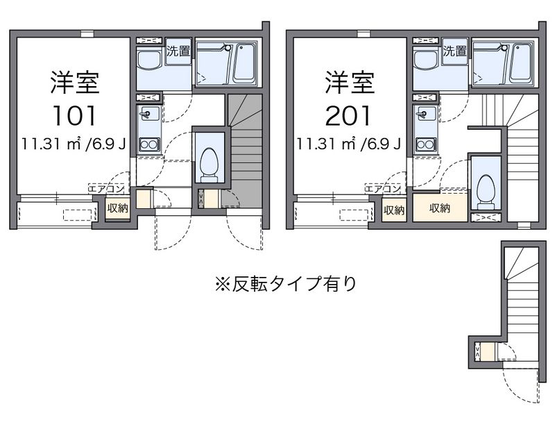 クレイノＦＩＶＥＲ　ＨＩＬＬＳ 間取図