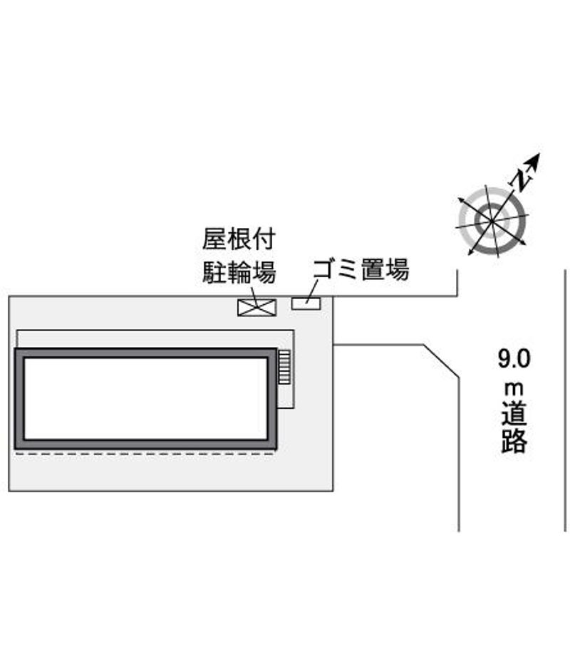 レオパレスボークロワール 配置図