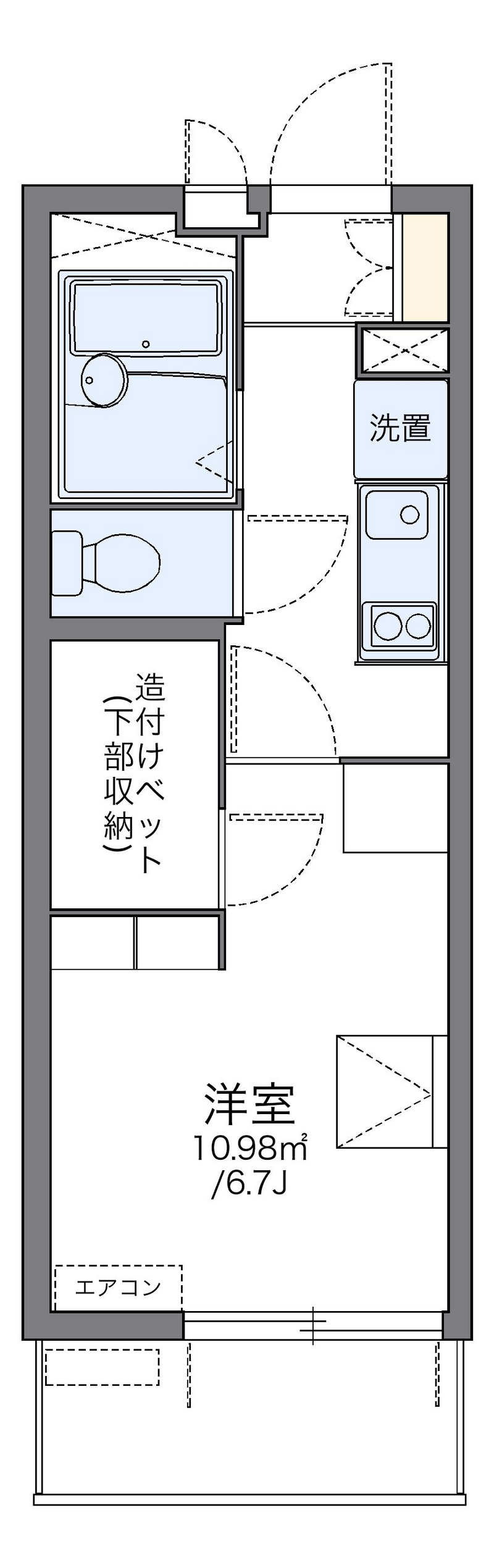 leopalace Wing Motoshiro A Floor plan