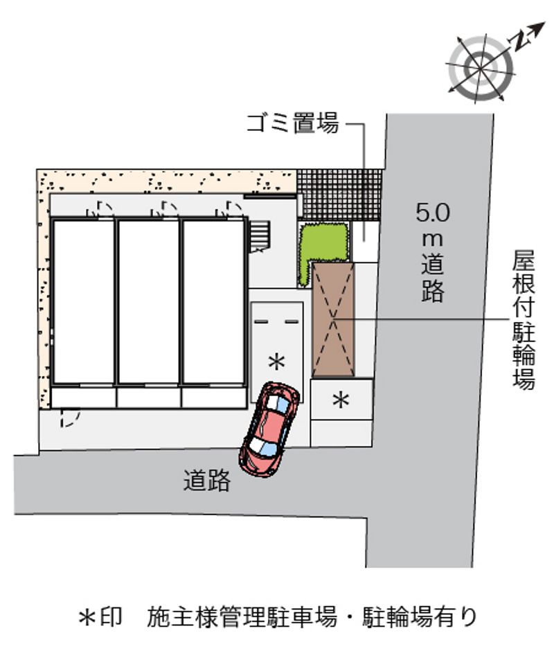 クレイノボー　ビラージュ　ドゥ 配置図