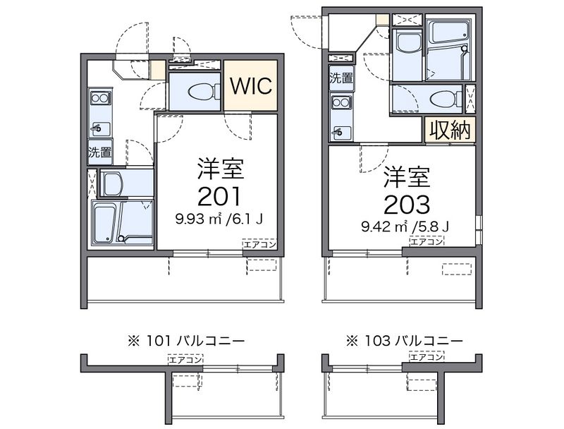 クレイノかがやき 間取図