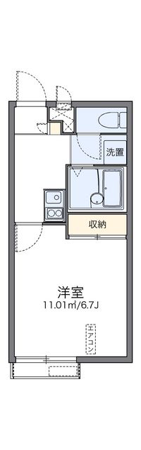 レオパレスメゾンエスエス 間取り図