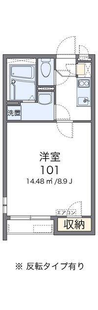 クレイノカミ 間取り図