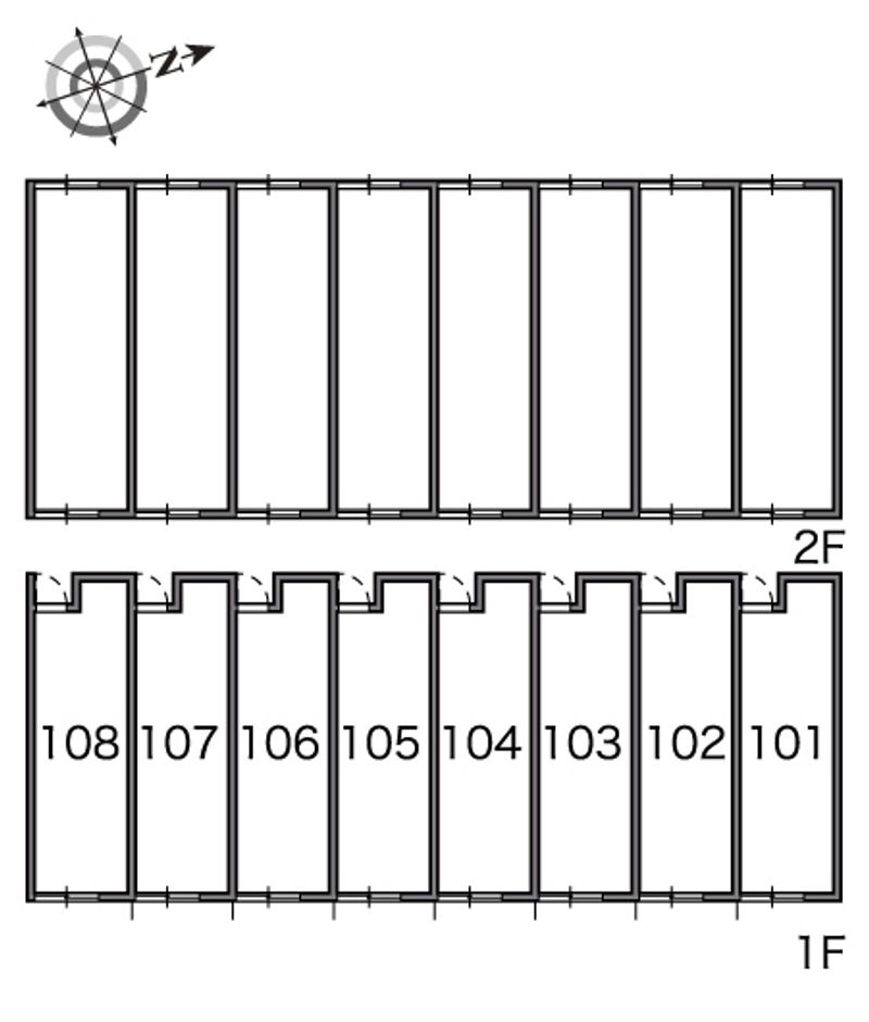レオネクストシグナレス花巻 間取配置図