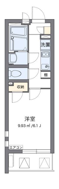 クレイノのぞみＡ 間取り図