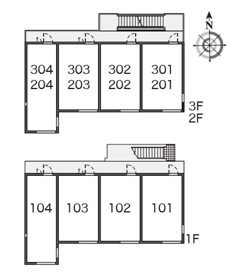 レオネクストボヌール 間取配置図